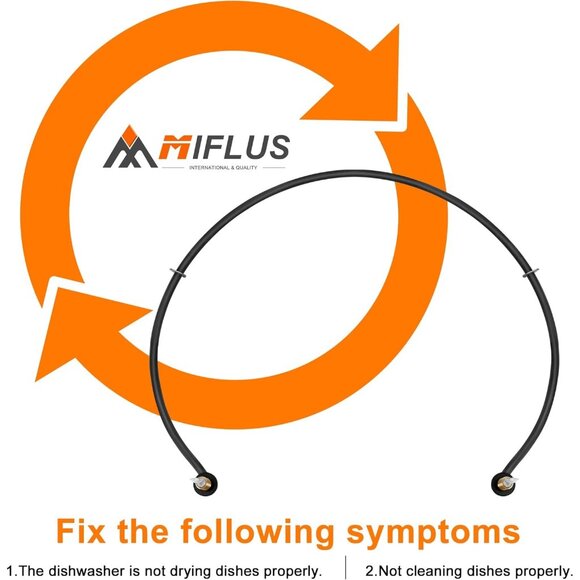 W10703867 Dishwasher Heating Element Kit Whirlpool KitchenAid Kenmore Jenn-Air - Picture 7 of 7